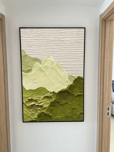 Customer review photo for Plaster Art Texture Painting #SG026