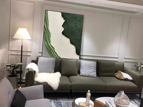 Customer review photo for Plaster Art Texture Painting #SG001