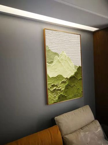 Customer review photo for Plaster Art Texture Painting #SG026
