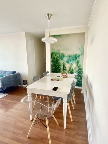 Customer photo review of Papel Mural Especial 1