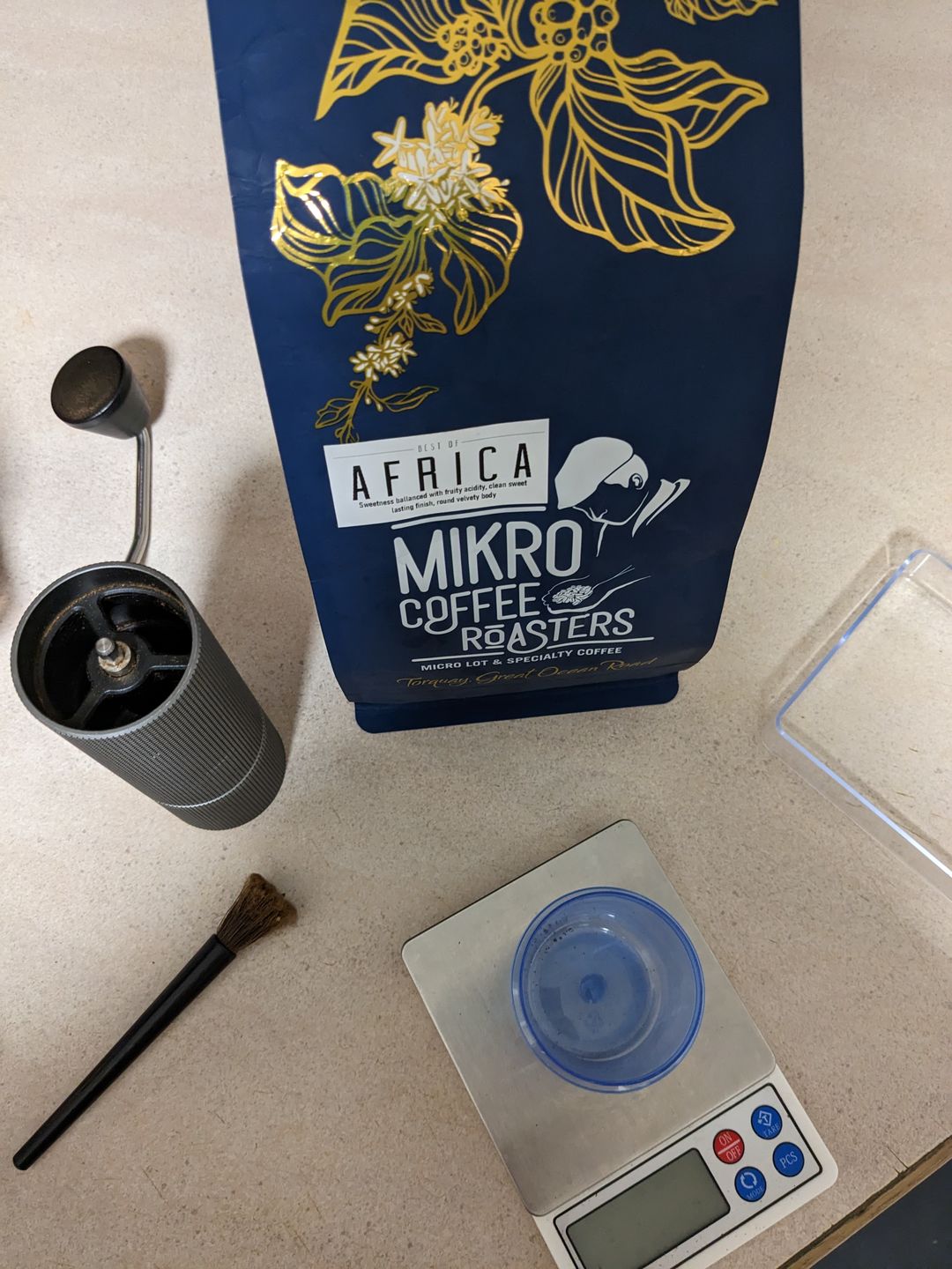 Customer photo review of Mikro Espresso Coffee Flavour Pack - 3x 500g Of Our Best Blends!