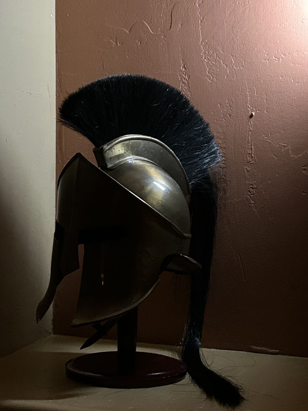 Customer photo review of The Great Spartan king Leonidas Helmet