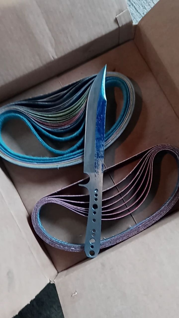 Customer photo review of 1" x 30" Sanding Belts for Stock Removal
