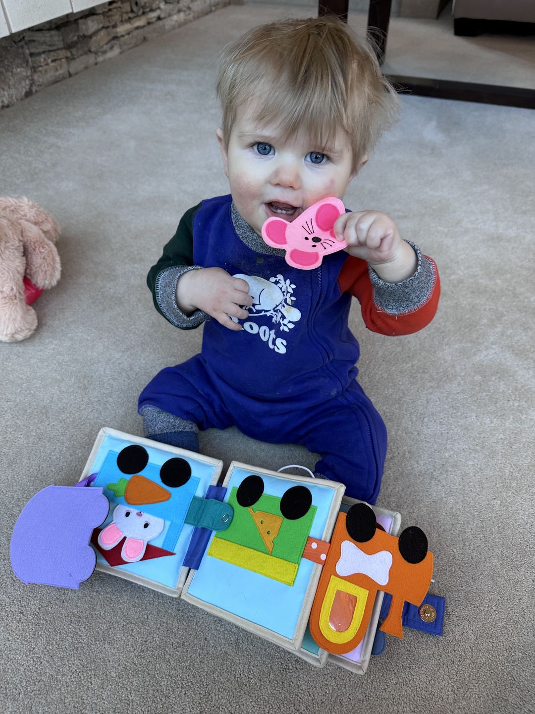 Customer photo review of Dapper Puppy Mini Quiet Book