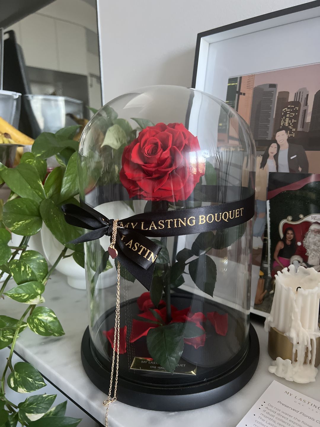 Customer photo review of Red Lasting Belle