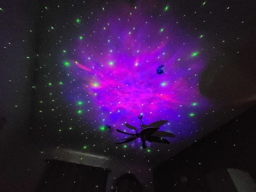 Customer photo review of Astronaut Galaxy Projector