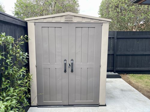 Customer photo review of Factor 6 x 6 Shed 1.73m x 1.95m