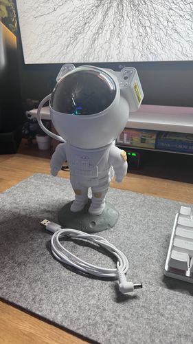 Customer photo review of Astronaut Galaxy Projector