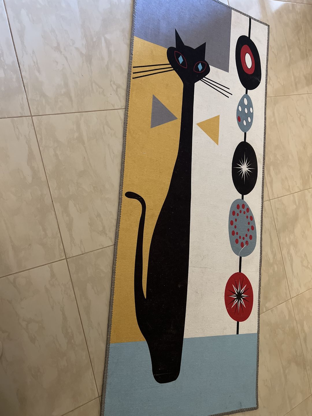 Customer photo review of Rylanka- Kitchen Printed Rug
