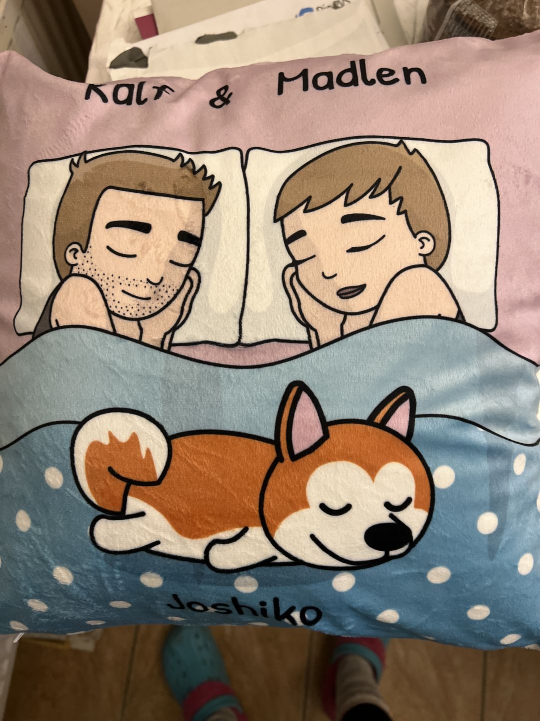 Customer photo review of Kuschelzeit mit Fellnasen - Individuelles Kissen