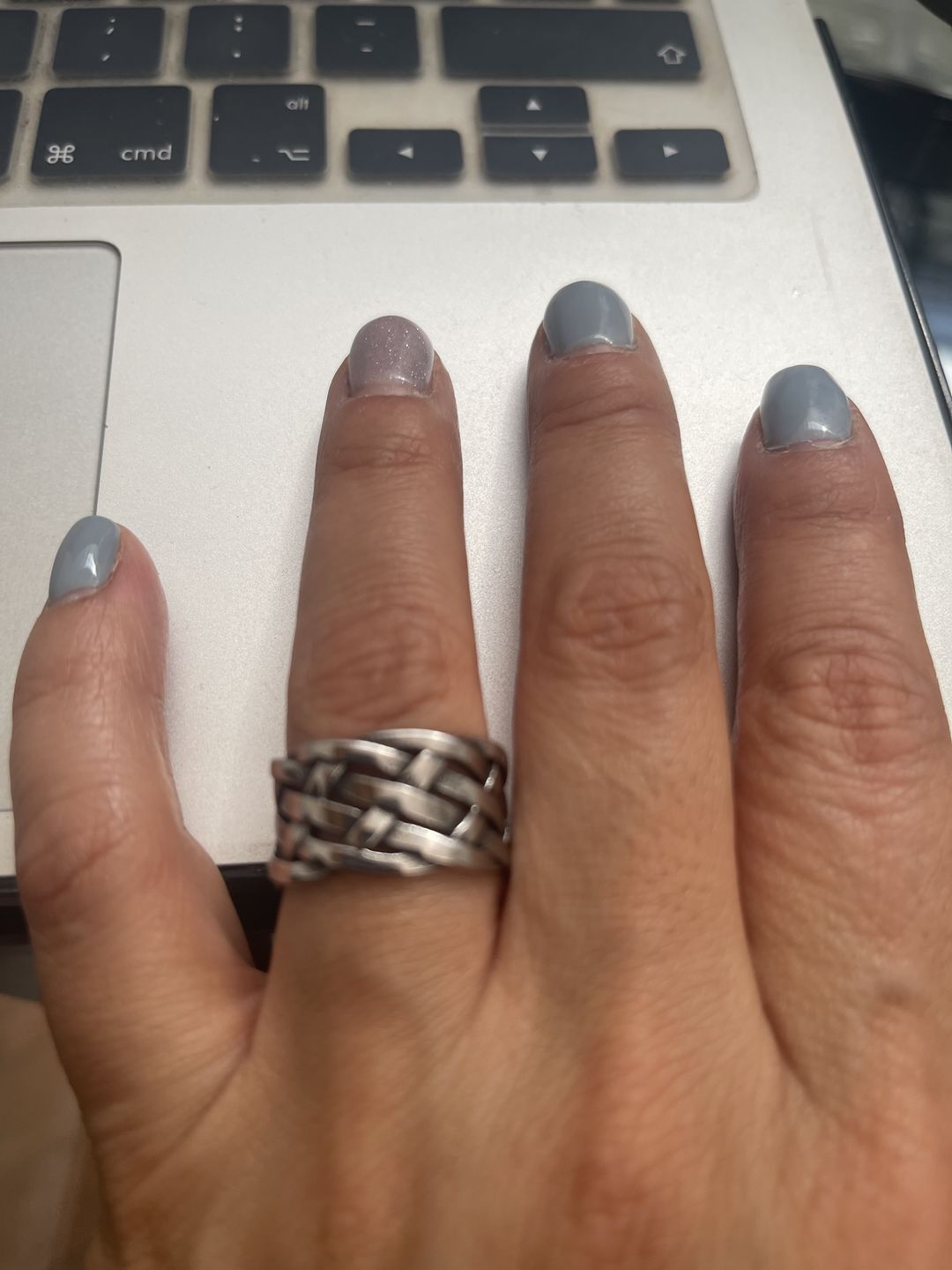 Customer photo review of Anillo Inter Wave - Acero Inox.