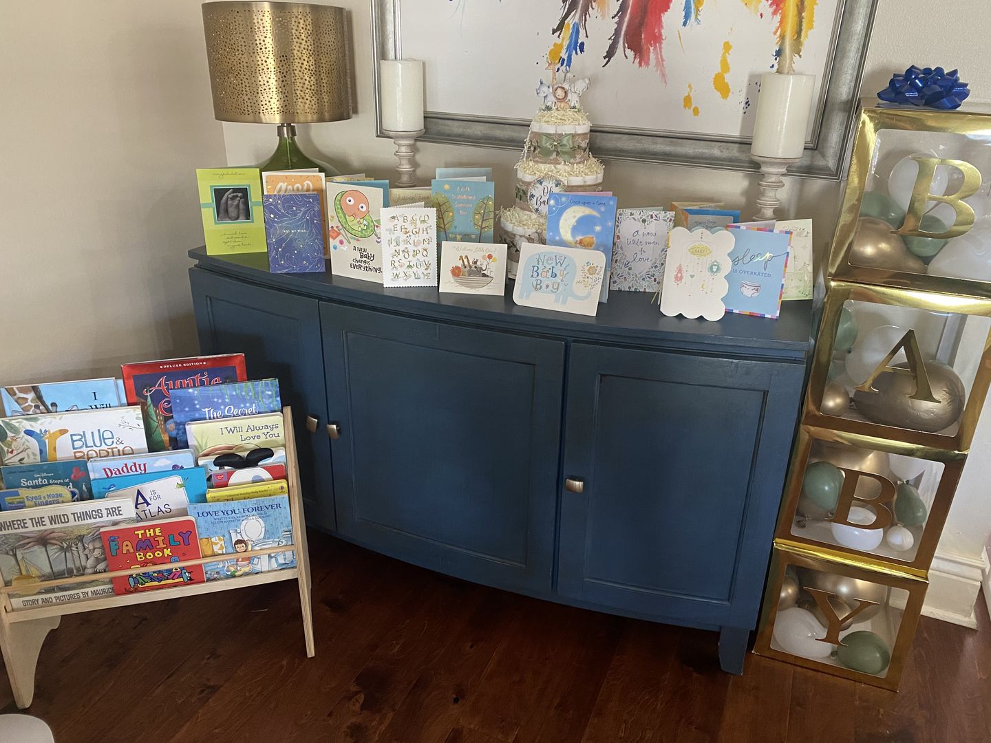 Customer photo review of Wooden Montessori Bookshelf Natural