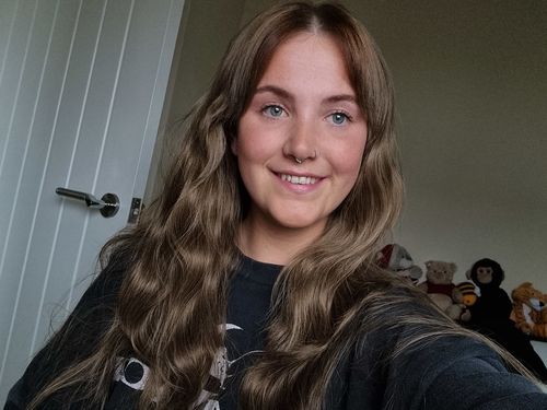 Customer photo review of The Loose Wave Lace U-Part Wig Bundle