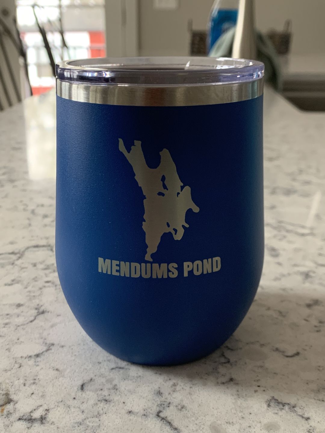 Customer photo review of Custom Lake Wine Tumbler