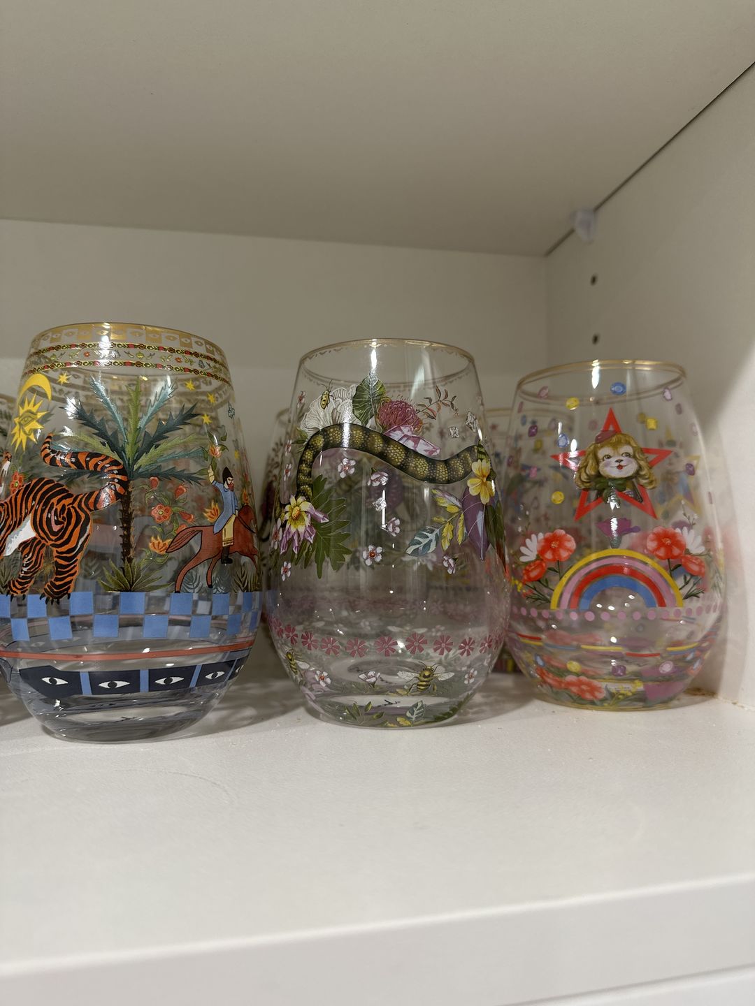 Customer photo review of Glass Tumbler Midnight Paradiso