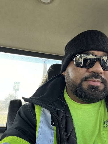 Customer photo review of Big Black Wool Beanie