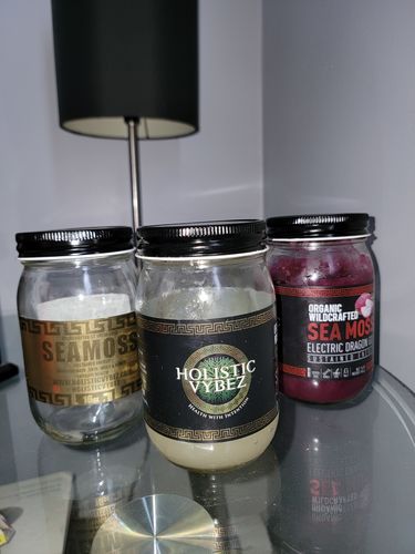 Customer photo review of The Wellness Trio Sea Moss Gel Combo