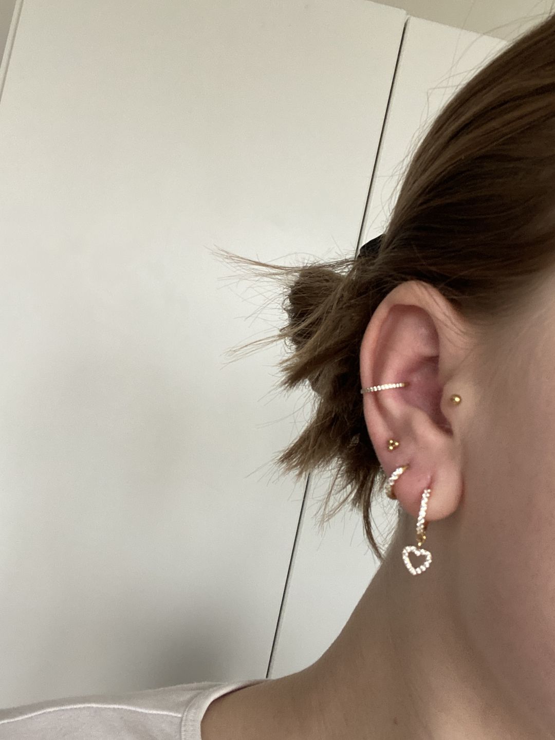 Customer photo review of Conch Clicker | Titan Piercing