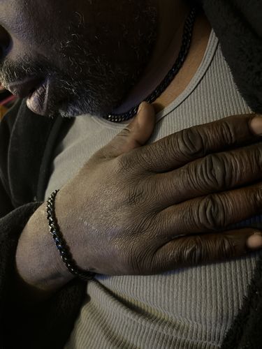 Customer photo review of 8mm Cuban Link Bracelet