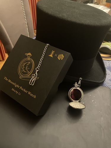 Customer photo review of The Moonlight Pocket Watch