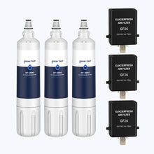 Customer photo review of Glacier Fresh Replacement for Sub-Zero 4204490 Refrigerator Water Filter with Air Filter, 3-Pack