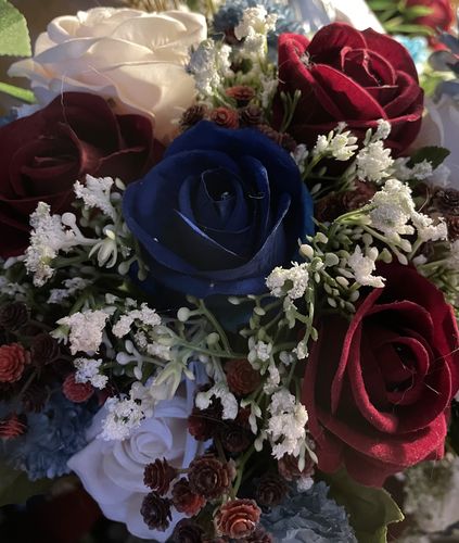 Customer photo review of Baby's Breath Artificial Flowers Bouquet Artificial Gypsophila Bouquets