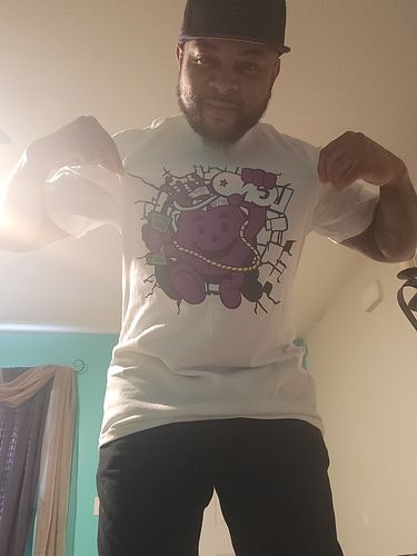 Customer photo review of Embroidered Heavyweight Hoodie