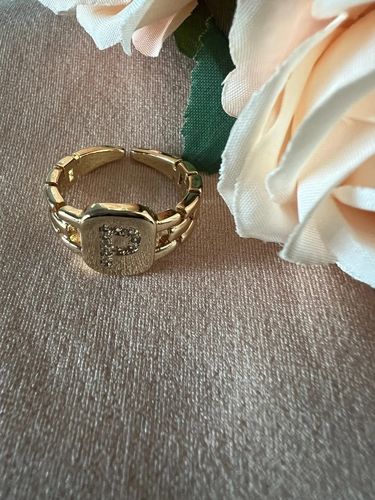 Customer photo review of Chain Initial Ring