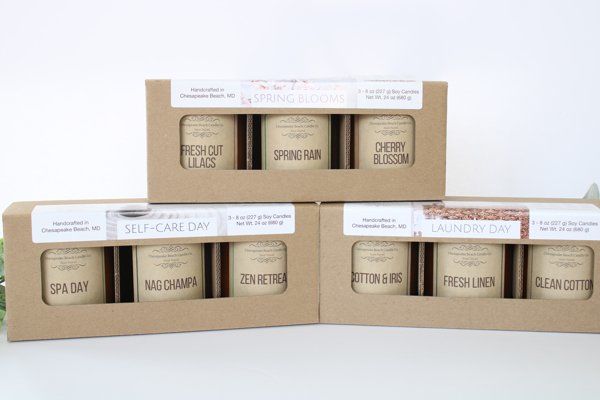 Customer photo review of 9 oz Straight Sided Glass Jar 3-Pack Retail Box™