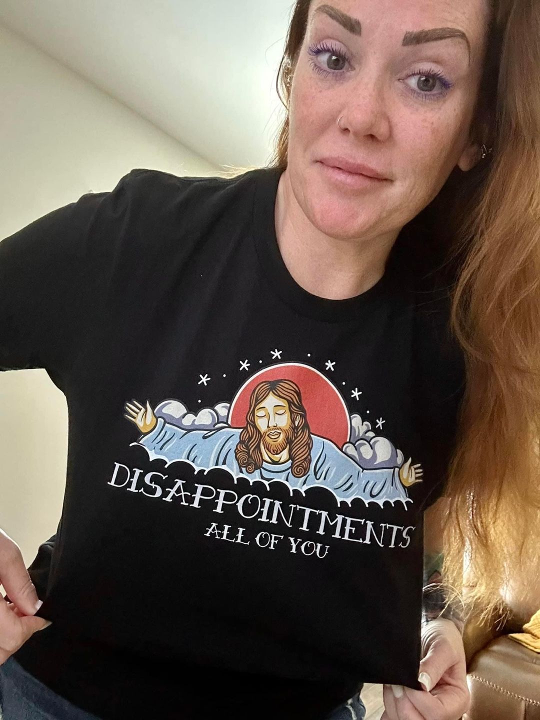 Customer photo review of Premium Disappointments All Of You Old School T-shirt