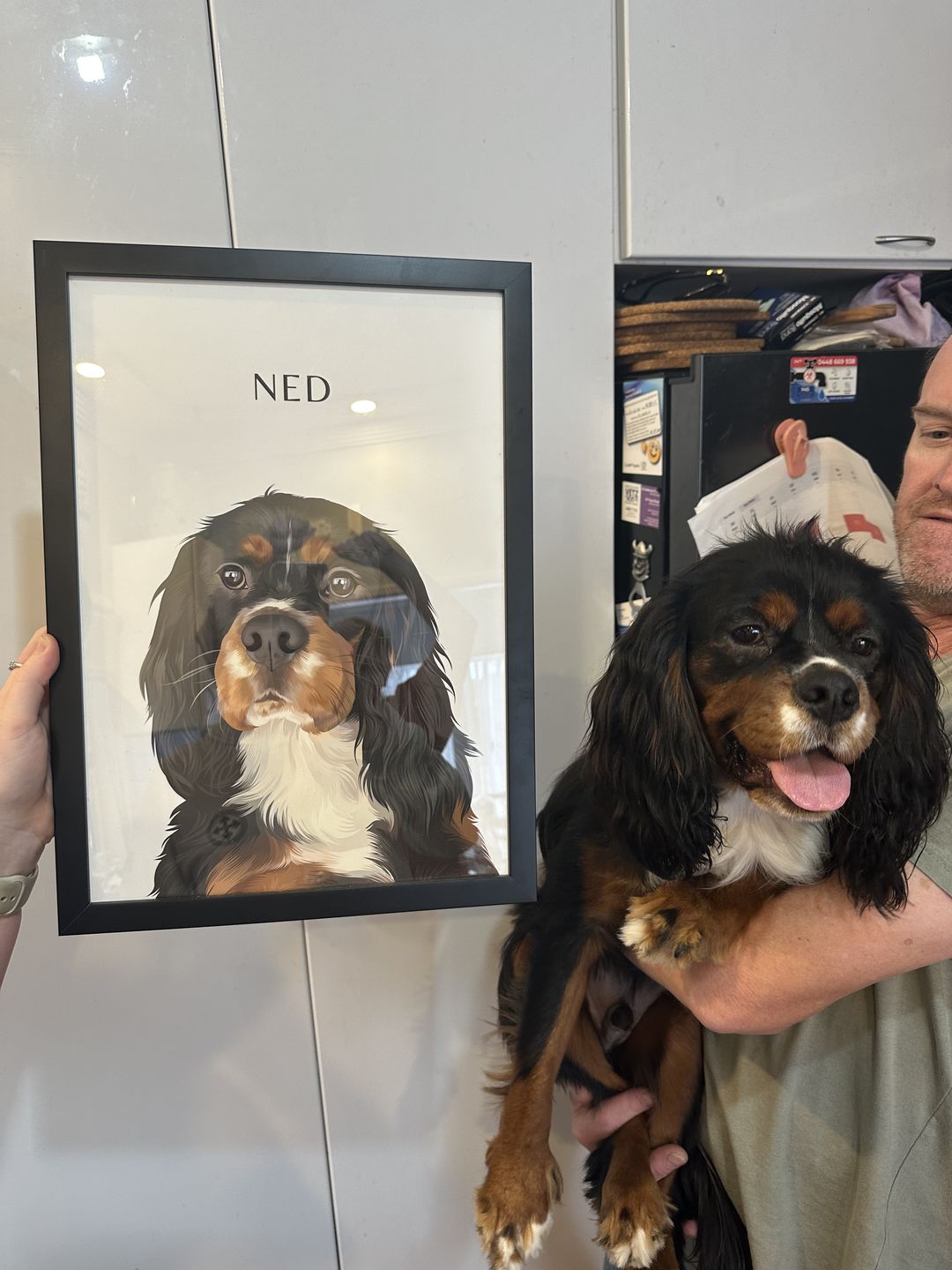Customer photo review of One-Pet Portrait