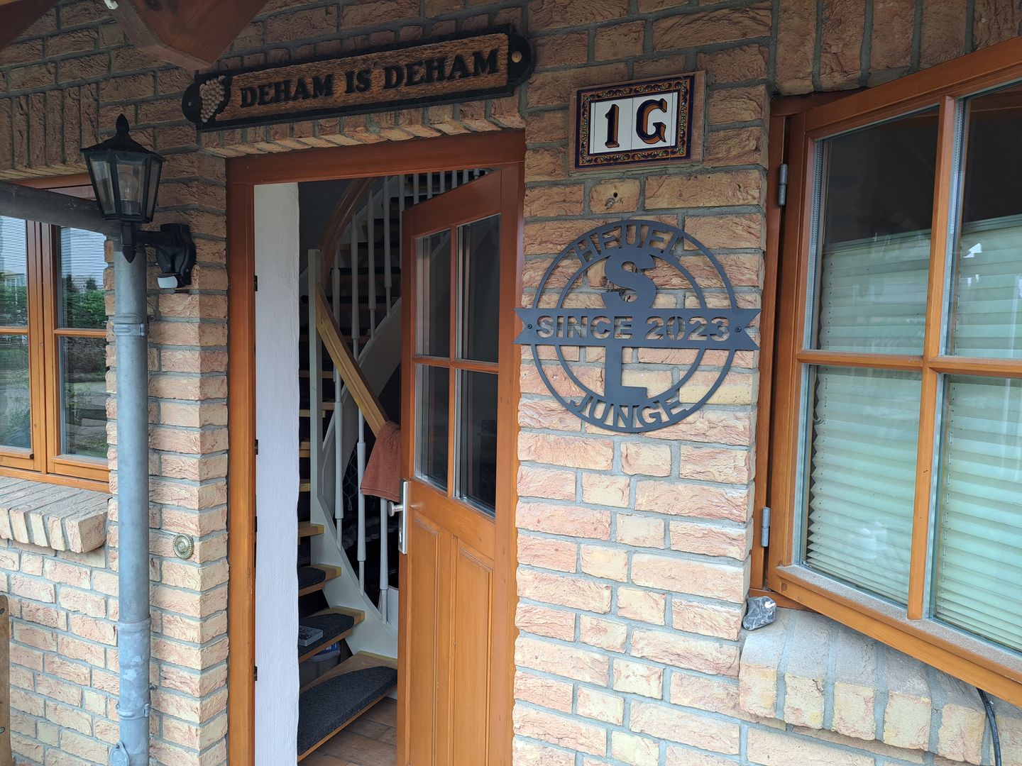 Customer photo review of Rund-Monogramm - Supreme aus edlem Stahl Initialen (personalisierbar)