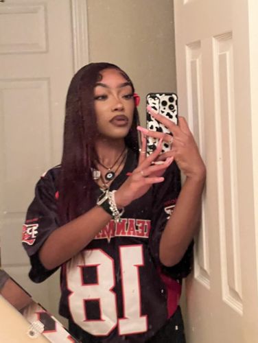 Customer photo review of Paul Crewe The Longest Yard Mean Machine Football Jersey