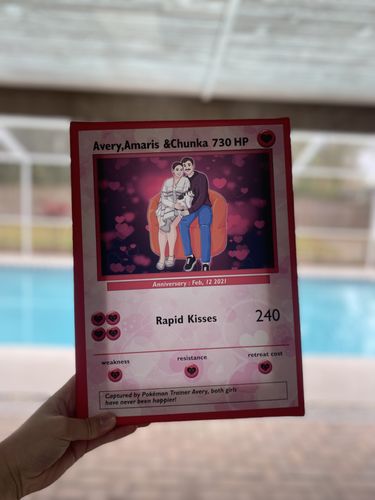 Customer photo review of Couples Card