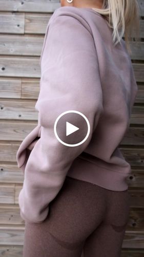 Customer video review of Dusty Mauve AWY Sweatshirt