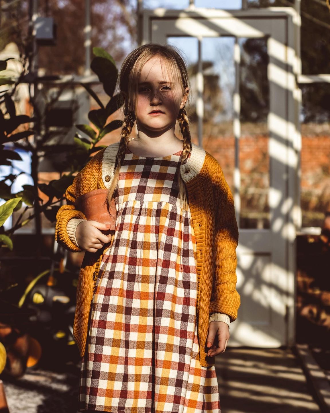 Customer photo review of Burnt Ochre Day After Day Reversible Corduroy Pocket Dress