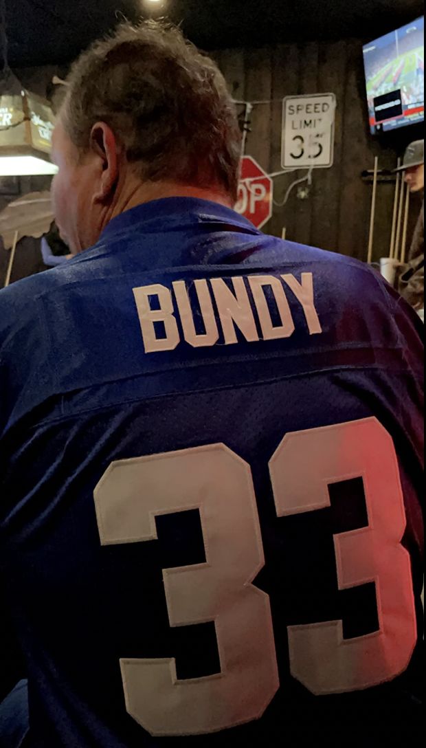 Customer photo review of Al Bundy Polk High 'Married With Children' Movie Football Jersey