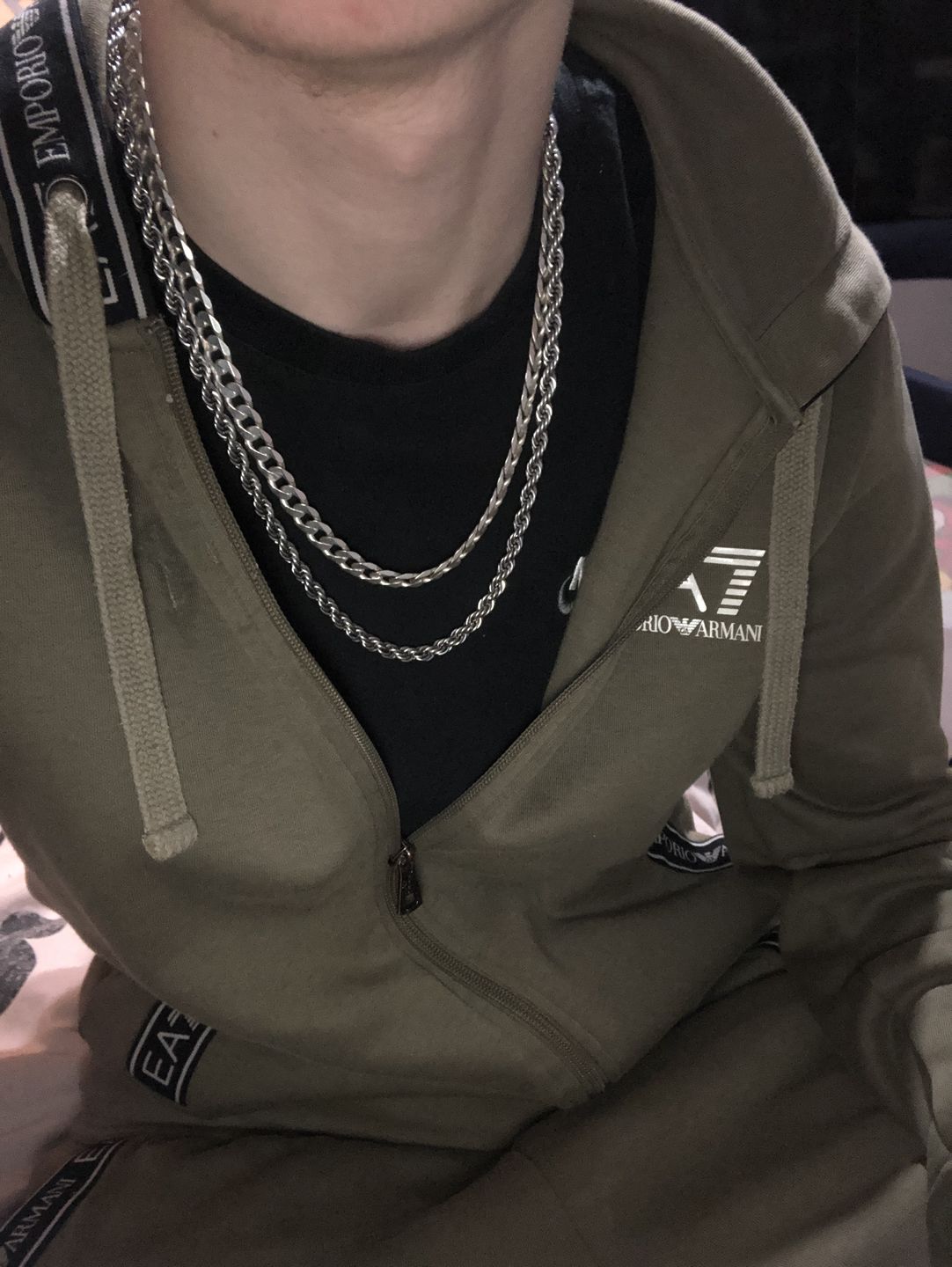 Customer photo review of 6MM Rope Chain + Bracelet - White Gold