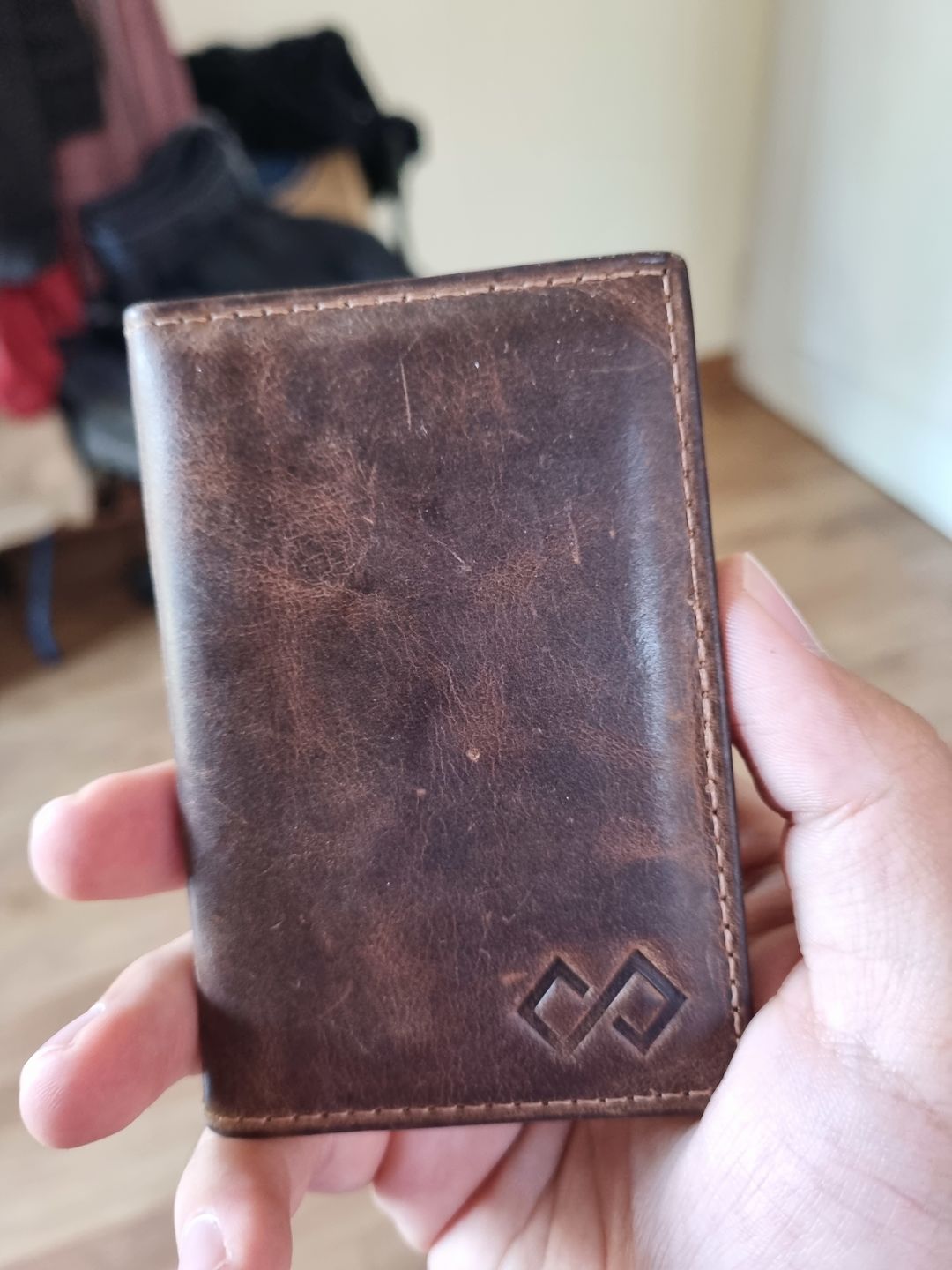 Customer photo review of Tarjetero Clásico
