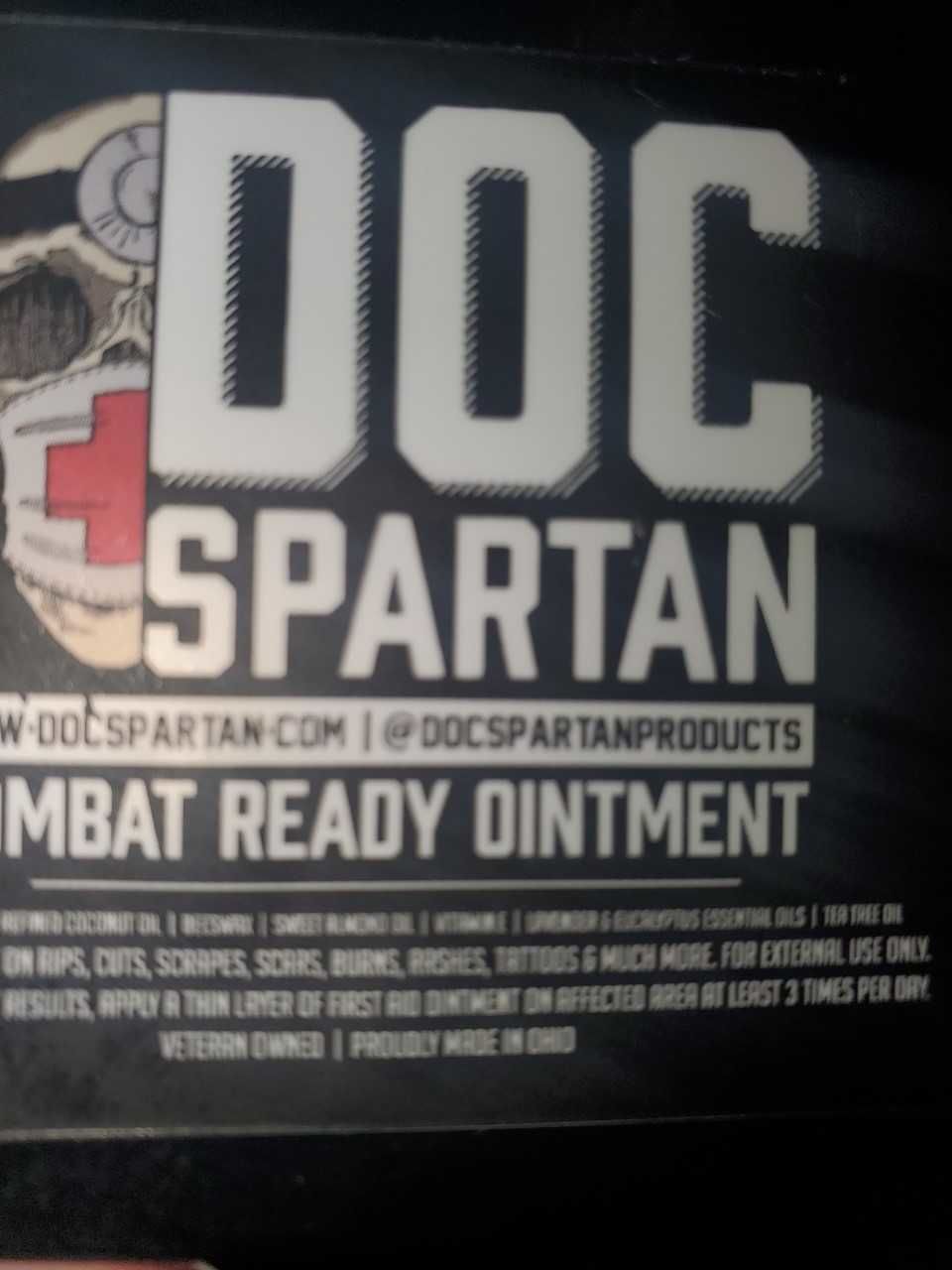 Customer photo review of Combat Ready Ointment - Big Tin
