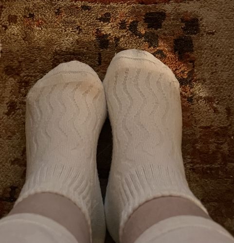 Customer photo review of Sweat-absorbing & soft Diabetic Bamboo Socks, 6 Pairs.