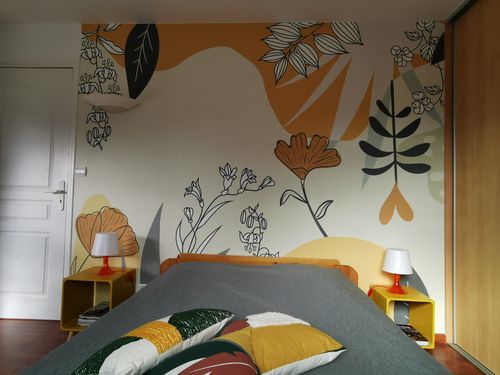 Customer photo review of Papier peint panoramique cuisine tendance