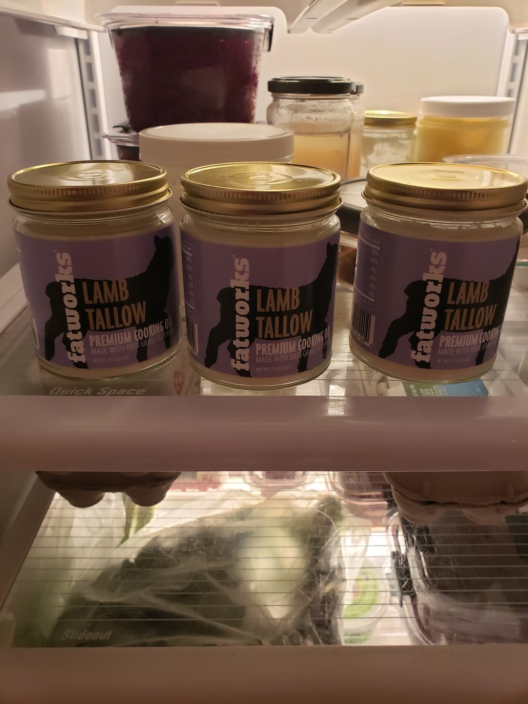Customer photo review of Grass Fed Lamb Tallow (7.5 oz)