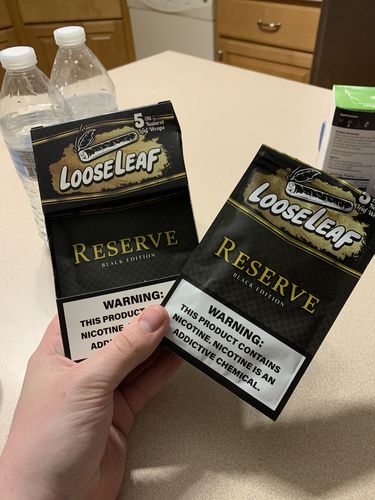 Customer photo review of Reserve Black Edition LooseLeaf (40 Count)