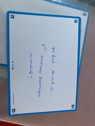 Avis photo d'un client sur Flashcards FLASH 2.0 OXFORD # 80 cartes 10,5 x 14,8 cm - uni blanc