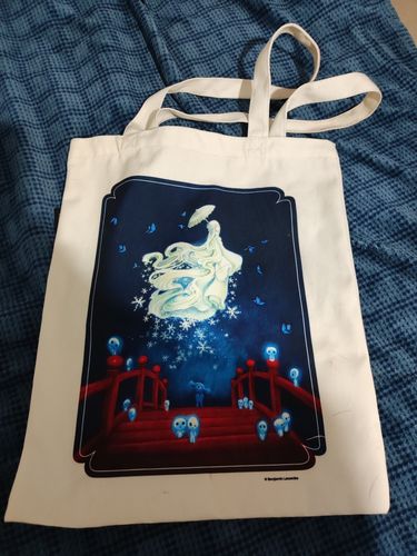 Customer photo review of Canvas Tote Bag - Fantasmi & Spiriti del Giappone