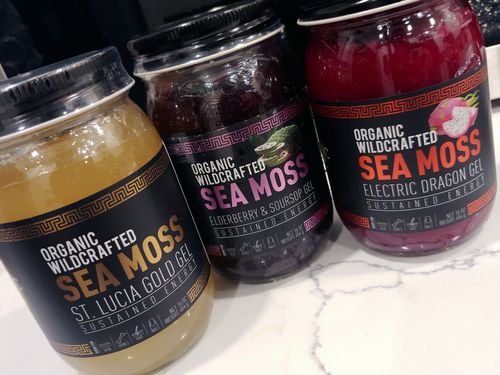 Customer photo review of The Wellness Trio Sea Moss Gel Combo