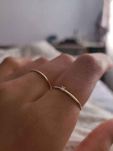 Customer photo review of Sapphire Ring - 10 Karat Gold