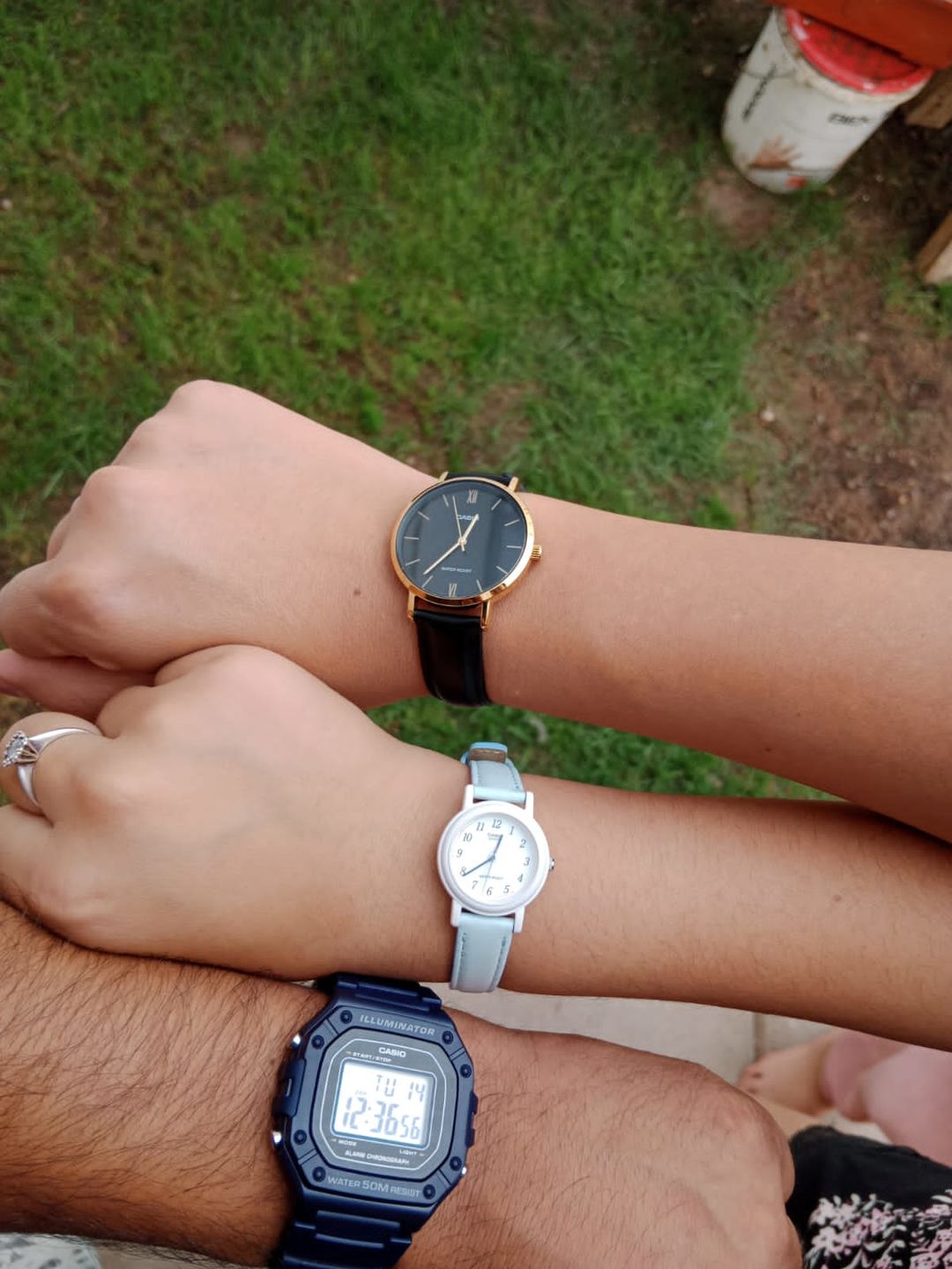Customer photo review of Reloj Casio Vintage W-218H-2AVDF Azul