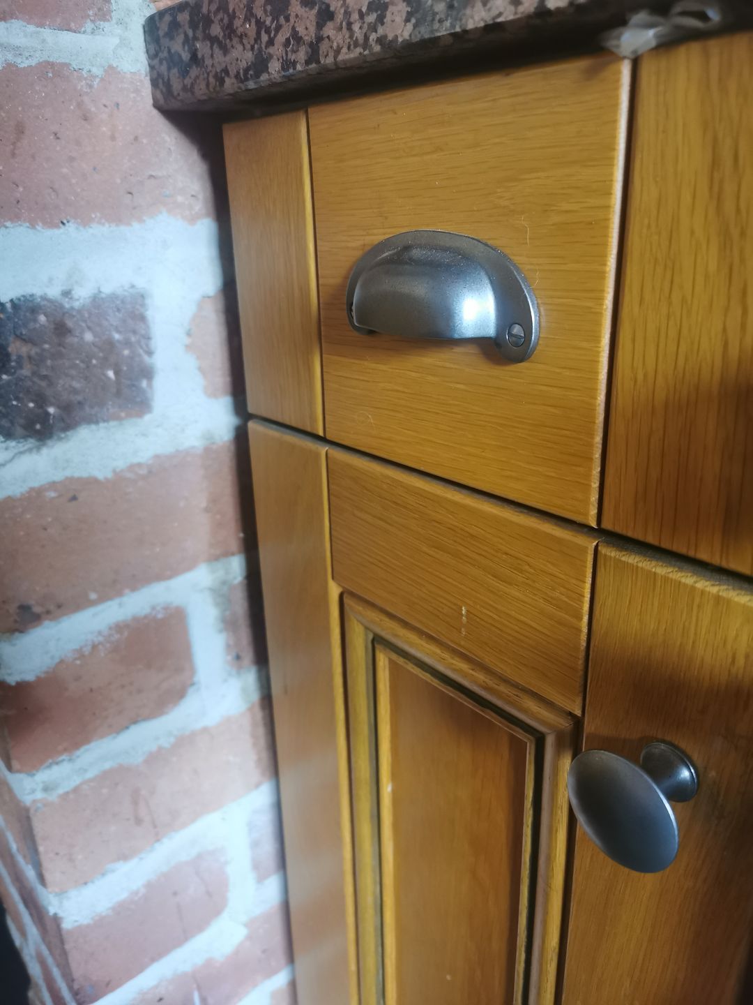 Customer photo review of Classic Cast Iron Cupboard Handles